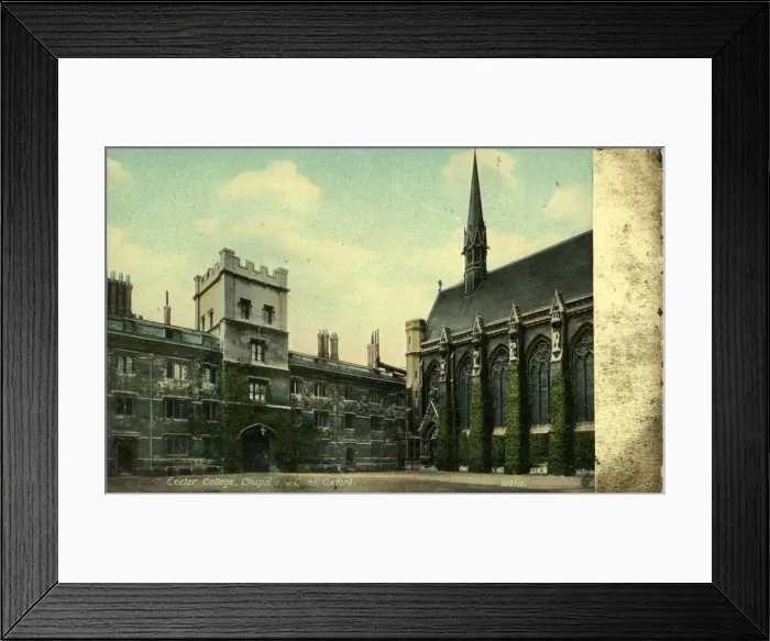Framed Print : Exeter College Chapel, Oxford, Oxfordshire