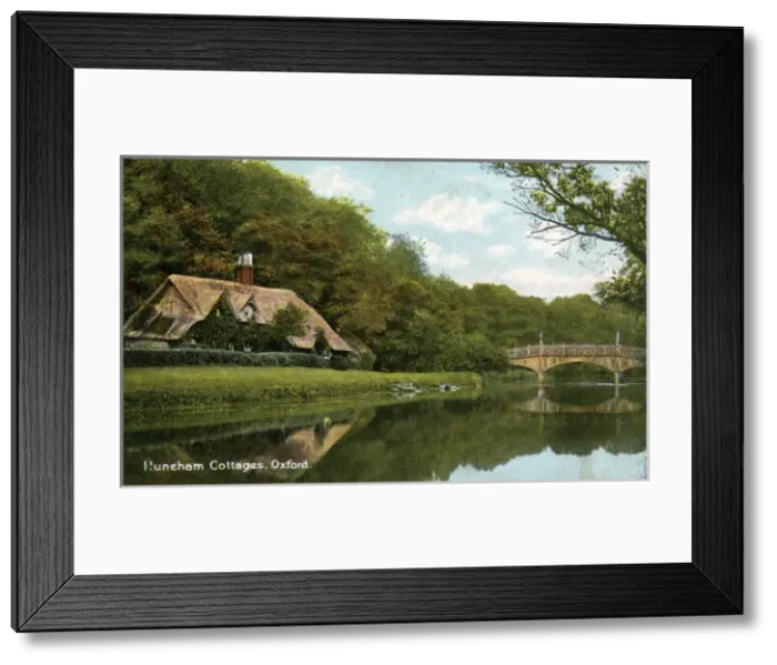 Framed Print : Nuneham Cottages, Oxford, Oxfordshire Framed Print : Nuneham Cottages, Oxford, Oxfordshire