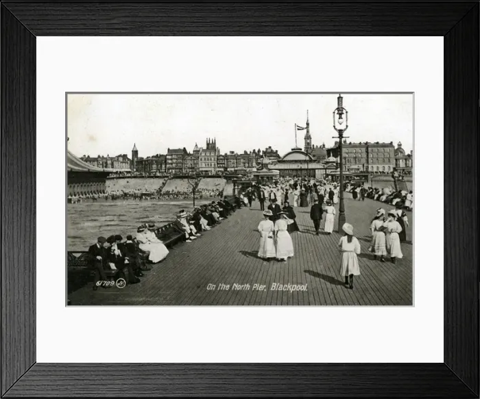 Framed Print : North Pier, Blackpool, Lancashire Framed Print : North Pier, Blackpool, Lancashire