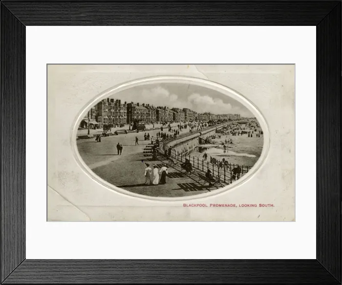 Framed Print : Blackpool Promenade, Blackpool, Lancashire Framed Print : Blackpool Promenade, Blackpool, Lancashire