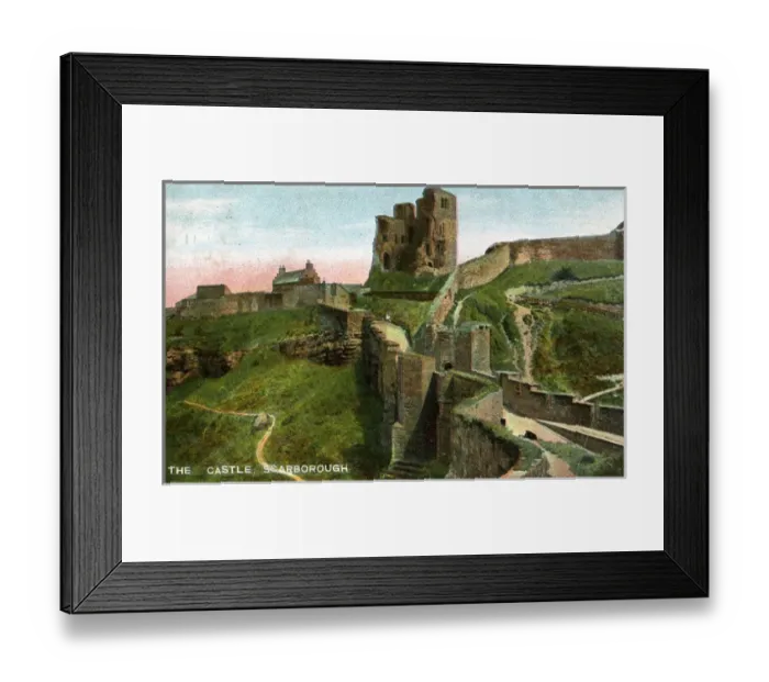 Framed Print : The Castle, Scarborough, Yorkshire Framed Print : The Castle, Scarborough, Yorkshire