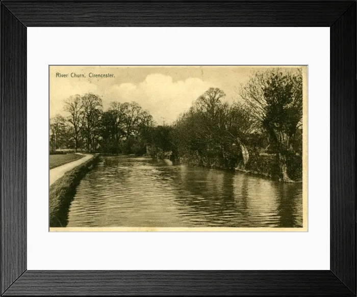 Framed Print : River Churn, Cirencester, Gloucestershire Framed Print : River Churn, Cirencester, Gloucestershire