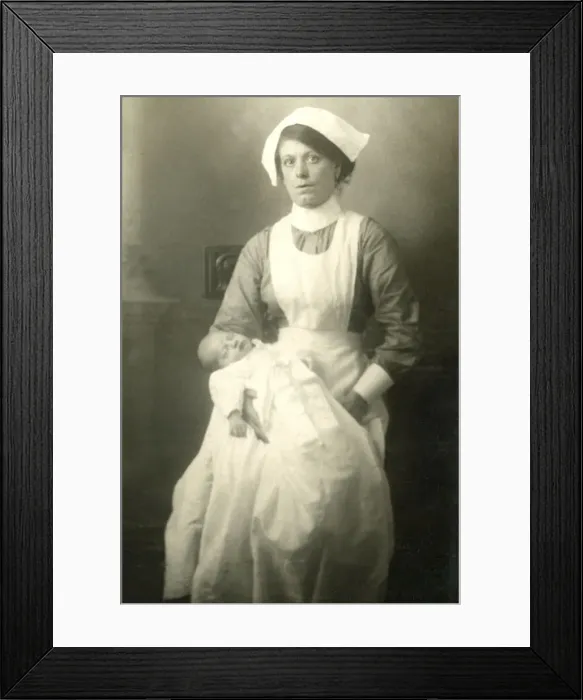 Framed Print : Nurse with baby Framed Print : Nurse with baby