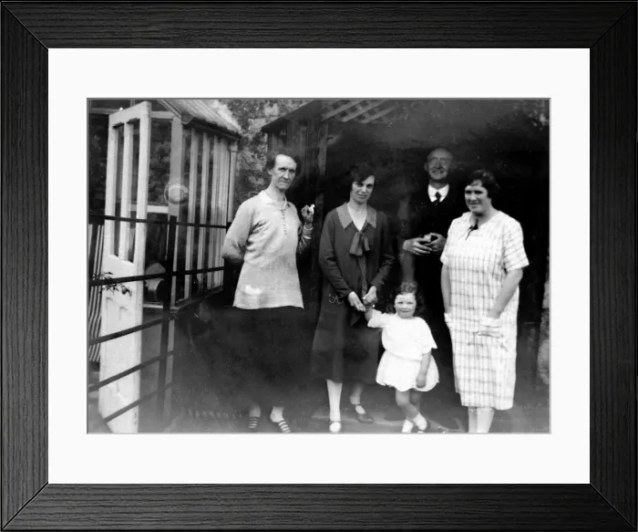 Framed Print : Family portrait at home Framed Print : Family portrait at home