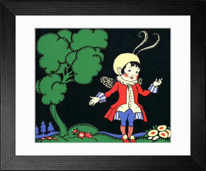 Framed Print : A well-dressed pixie Framed Print : A well-dressed pixie