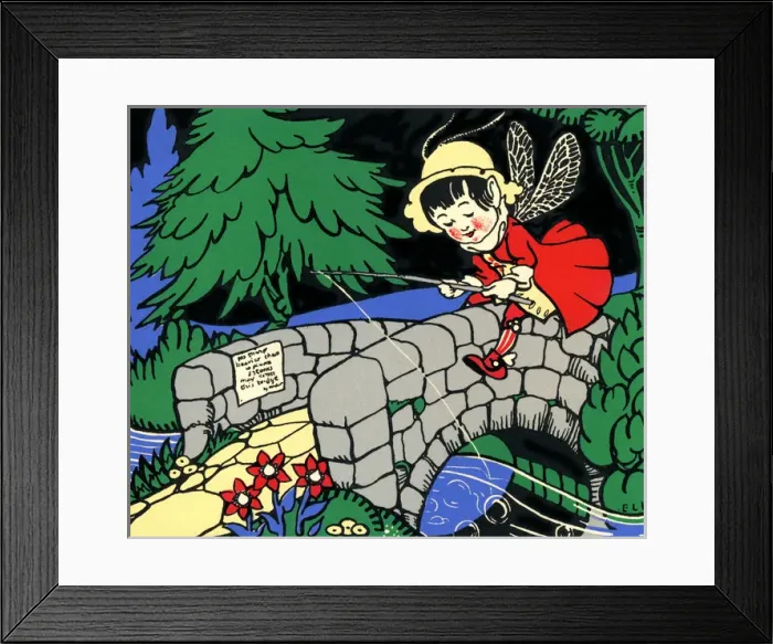 Framed Print : Pixie fishing Framed Print : Pixie fishing