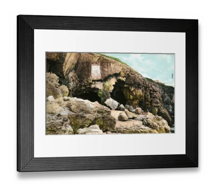 Framed Print : The Caves, Swanage, Dorset Framed Print : The Caves, Swanage, Dorset