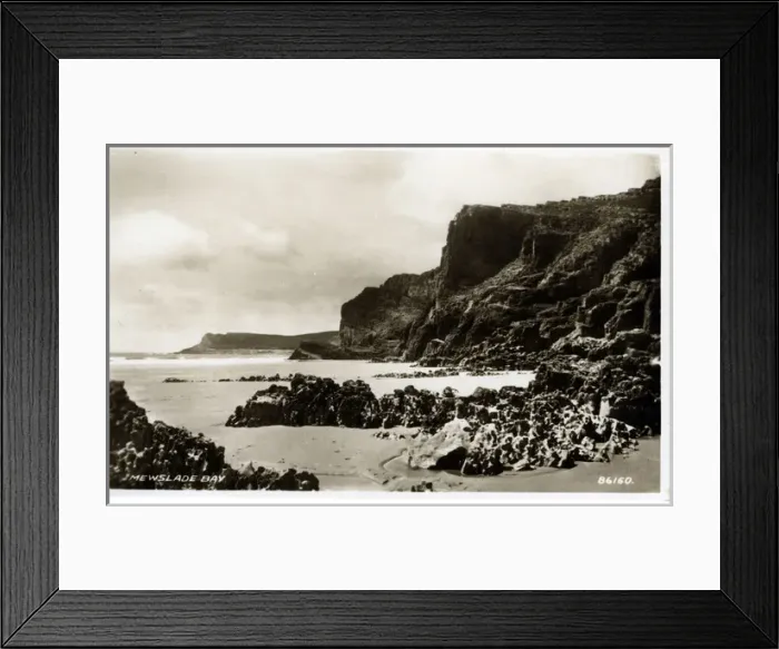 Framed Print : The Rocks & Sea, Mewslade bay, Glamorgan Framed Print : The Rocks & Sea, Mewslade bay, Glamorgan
