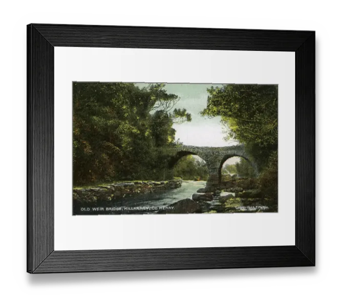 Framed Print : Old Weir Bridge, Killarney, County Kerry Framed Print : Old Weir Bridge, Killarney, County Kerry