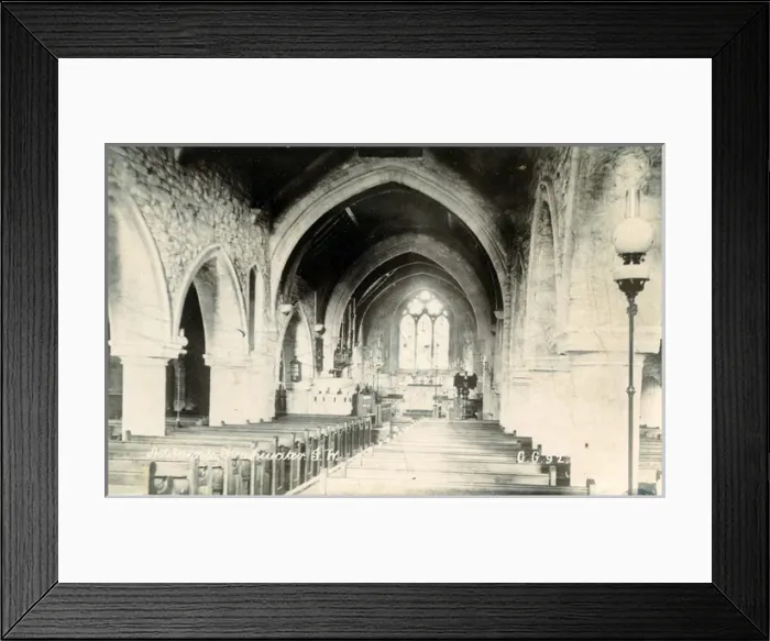 Framed Print : All Saints Church Interior, Freshwater, Isle of Wight Framed Print : All Saints Church Interior, Freshwater, Isle of Wight