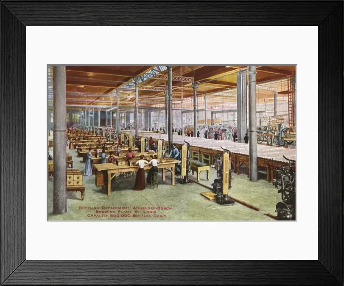 Framed Print : Annheuser-Busch brewing plant, St Louis, Missouri, USA Framed Print : Annheuser-Busch brewing plant, St Louis, Missouri, USA