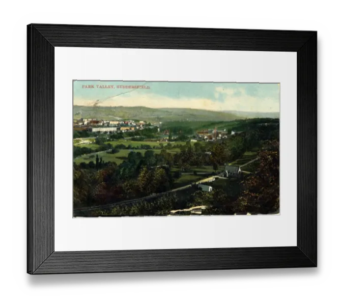Framed Print : Park Valley, Huddersfield, Yorkshire Framed Print : Park Valley, Huddersfield, Yorkshire