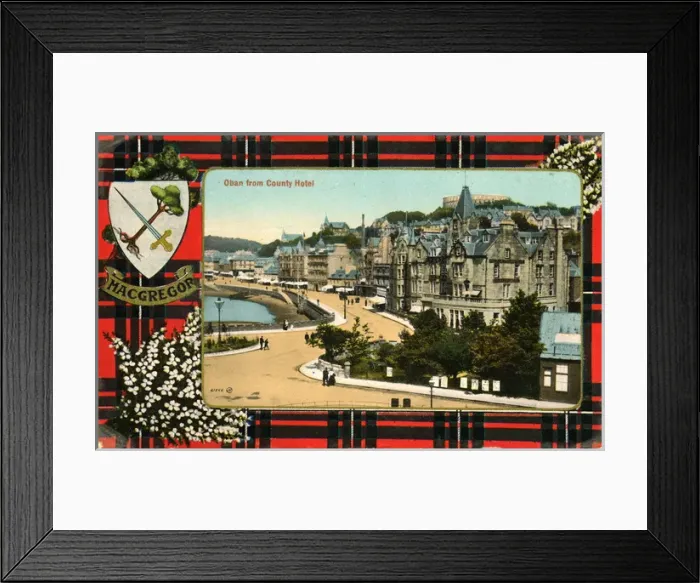 Framed Print : Queens Park Place, Oban, Argyllshire Framed Print : Queens Park Place, Oban, Argyllshire