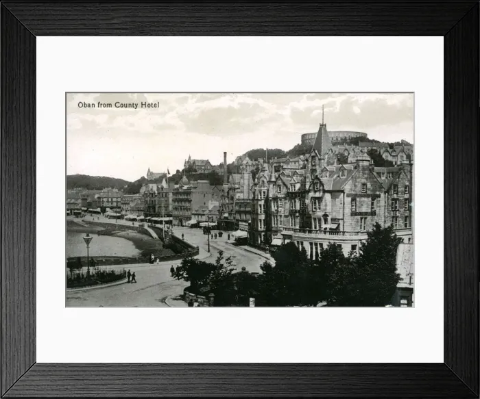 Framed Print : Queens Park Place, Oban, Argyllshire Framed Print : Queens Park Place, Oban, Argyllshire
