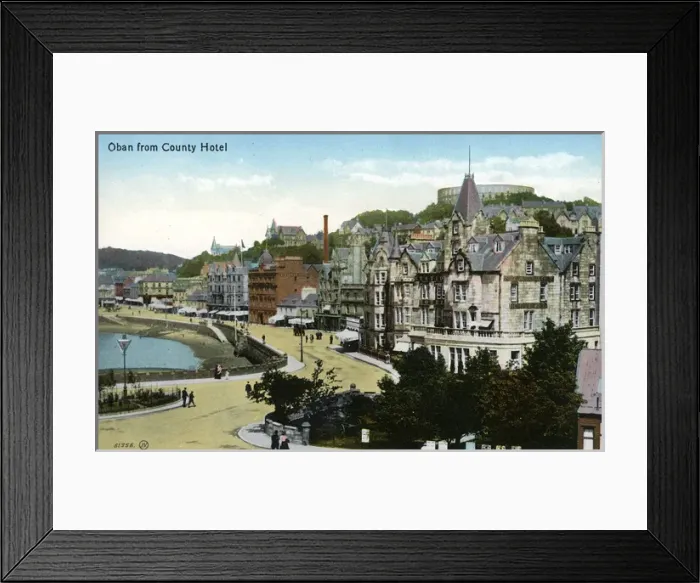 Framed Print : Queens Park Place, Oban, Argyllshire Framed Print : Queens Park Place, Oban, Argyllshire