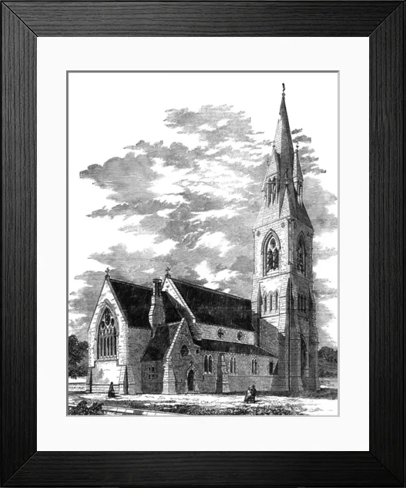 Framed Print : St James church, New Bradwell Framed Print : St James church, New Bradwell