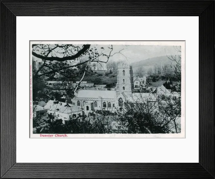 Framed Print : The Church, Dunster, Somerset Framed Print : The Church, Dunster, Somerset