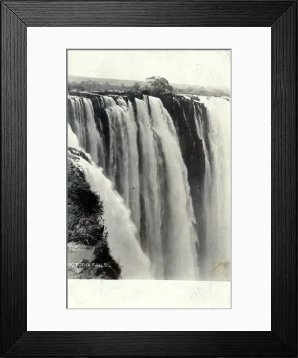Framed Print : The Waterfalls, Victoria Falls, Matabeleland North Framed Print : The Waterfalls, Victoria Falls, Matabeleland North