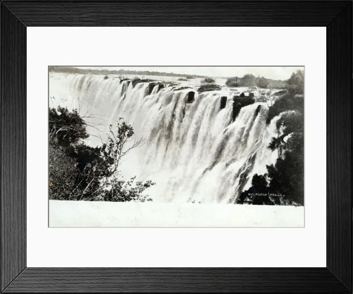 Framed Print : The Waterfalls, Victoria Falls, Matabeleland North Framed Print : The Waterfalls, Victoria Falls, Matabeleland North