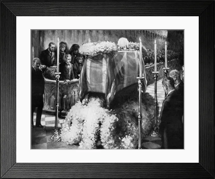 Framed Print : Funeral of Duke of Argyll Framed Print : Funeral of Duke of Argyll