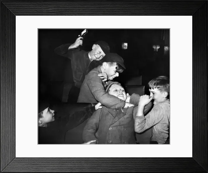 Framed Print : 1950s Cinema - Childrens Saturday Matinee Framed Print : 1950s Cinema - Childrens Saturday Matinee