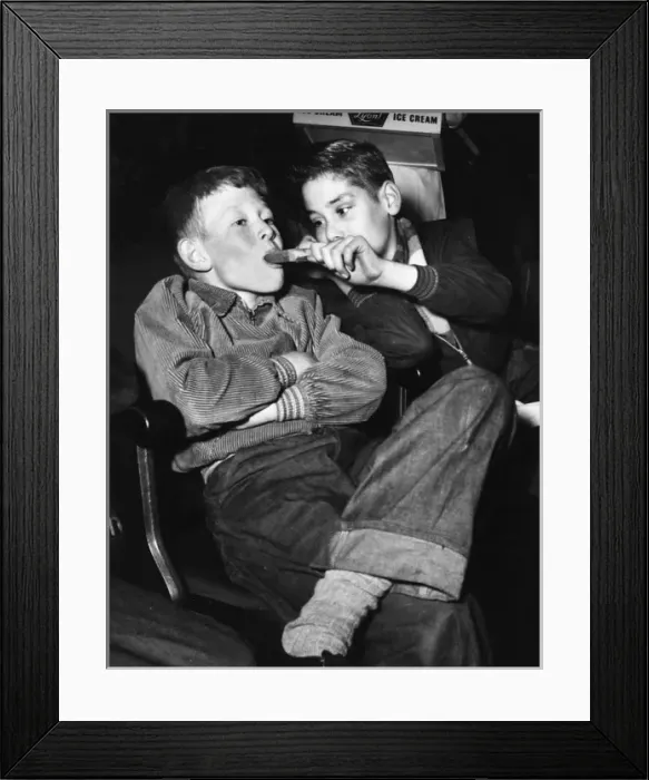 Framed Print : 1950s Cinema - Childrens Saturday Matinee Framed Print : 1950s Cinema - Childrens Saturday Matinee