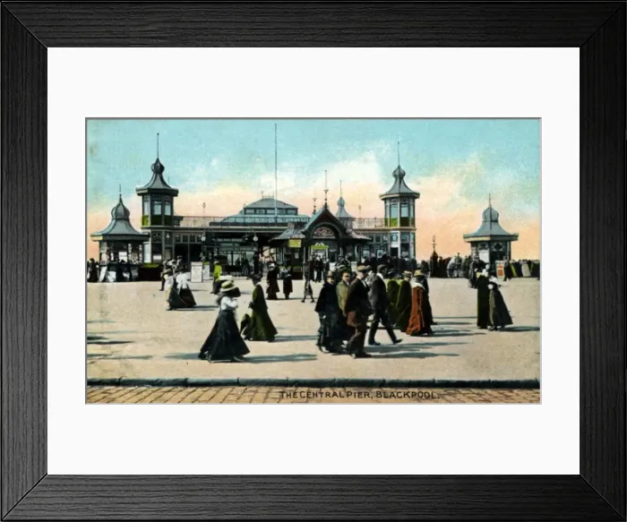 Framed Print : Central Pier, Blackpool, Lancashire Framed Print : Central Pier, Blackpool, Lancashire