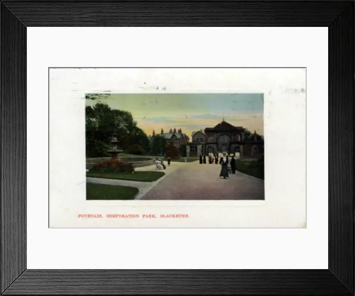 Framed Print : Corporation Park, Blackburn, Lancashire Framed Print : Corporation Park, Blackburn, Lancashire