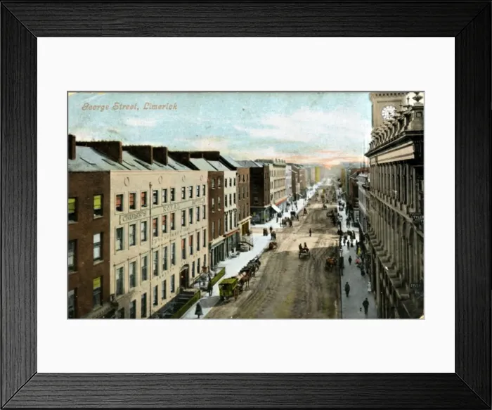 Framed Print : George Street, Limerick, County Limerick Framed Print : George Street, Limerick, County Limerick