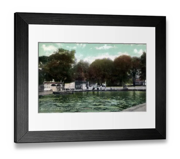 Framed Print : Boat House, Bradford, Yorkshire Framed Print : Boat House, Bradford, Yorkshire