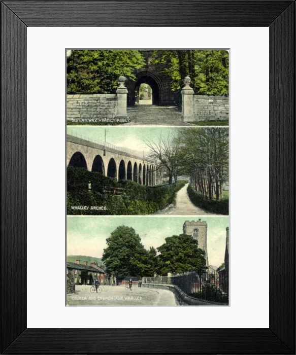 Framed Print : Multiview, Whalley, Lancashire Framed Print : Multiview, Whalley, Lancashire