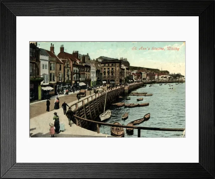 Framed Print : St Anns Staithe, Whitby, Yorkshire Framed Print : St Anns Staithe, Whitby, Yorkshire