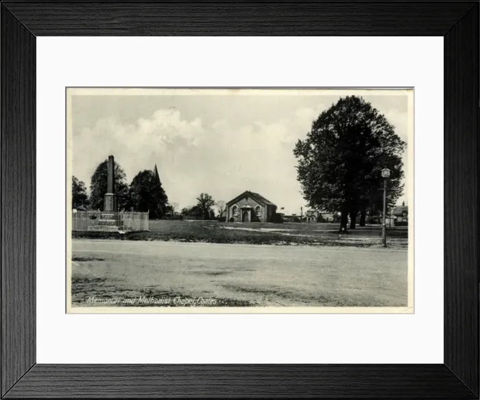 Framed Print : Memorial & Methodist Chapel, Coates, Cambridgeshire Framed Print : Memorial & Methodist Chapel, Coates, Cambridgeshire