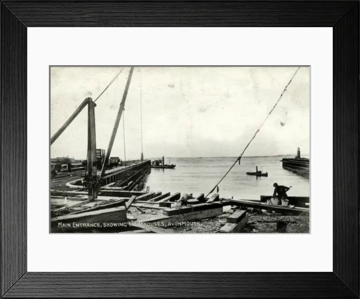 Framed Print : New Docks, Avonmouth, Bristol County Framed Print : New Docks, Avonmouth, Bristol County