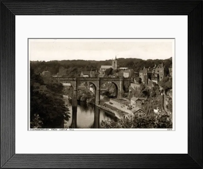 Framed Print : The River & Bridge, Knaresborough, Yorkshire Framed Print : The River & Bridge, Knaresborough, Yorkshire