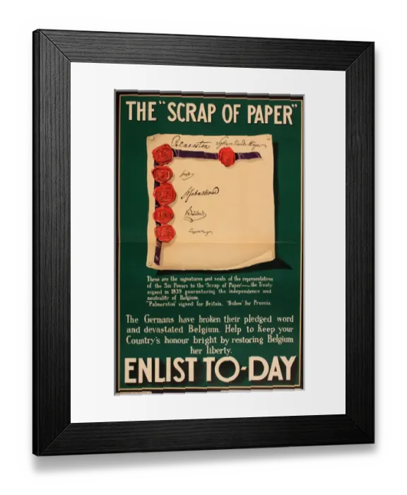 Framed Print : WW1 - Parliamentary Recruiting poster Framed Print : WW1 - Parliamentary Recruiting poster