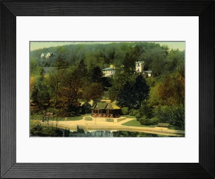 Framed Print : Ornamental Grounds, Grange-over-Sands, Cumbria Framed Print : Ornamental Grounds, Grange-over-Sands, Cumbria