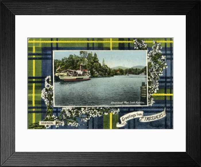 Framed Print : Steamboat Pier, Loch Katrine, Stirlingshire