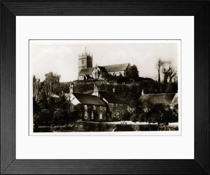 Framed Print : Church, Godshill, Isle of Wight Framed Print : Church, Godshill, Isle of Wight