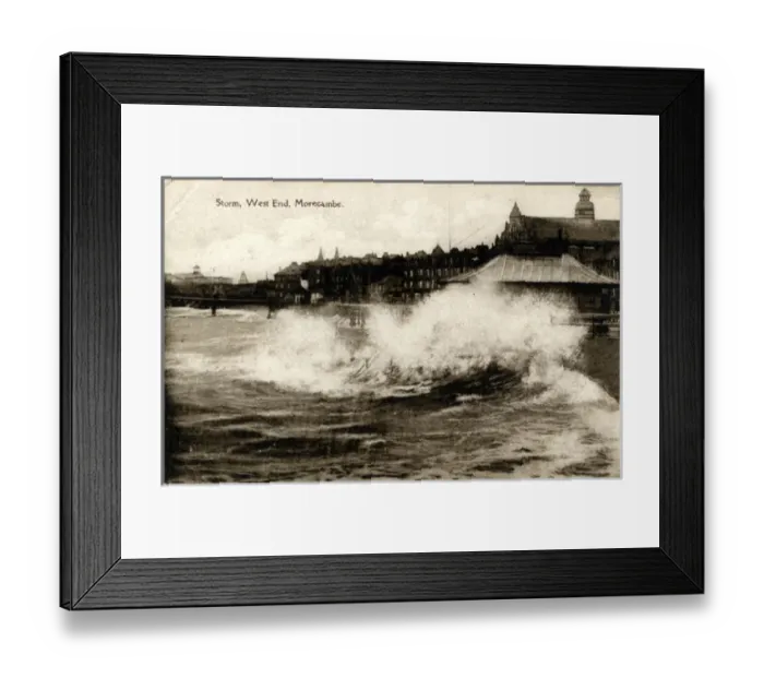 Framed Print : West End, Morecambe, Lancashire Framed Print : West End, Morecambe, Lancashire