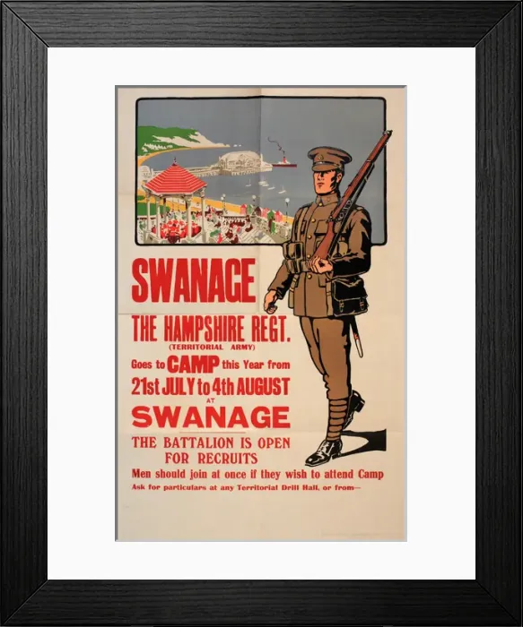 Framed Print : Interwar Period Recruiting poster Framed Print : Interwar Period Recruiting poster