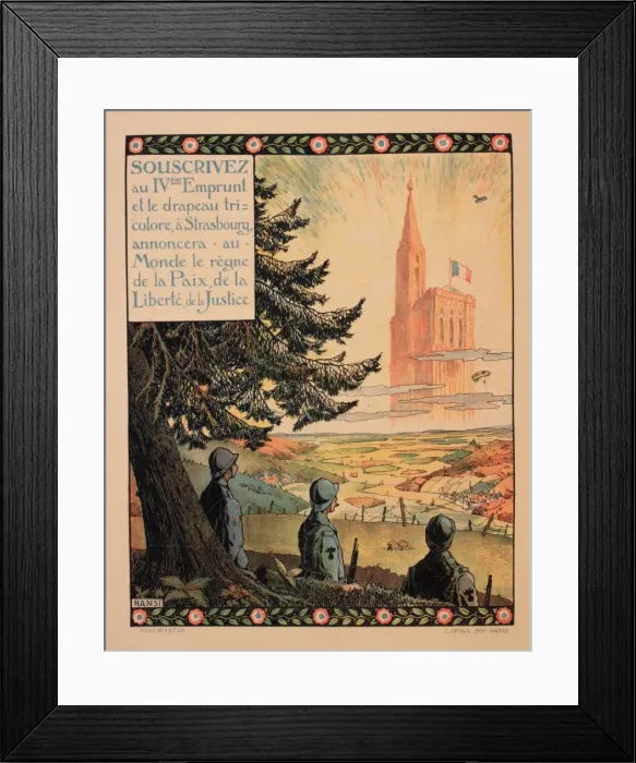 Framed Print : Fourth French War Loan poster Framed Print : Fourth French War Loan poster