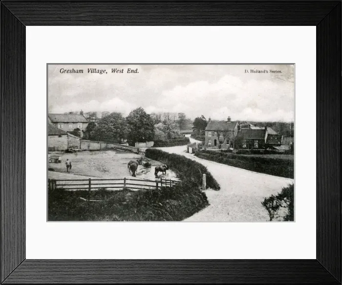 Framed Print : West End, Gresham, Norfolk Framed Print : West End, Gresham, Norfolk