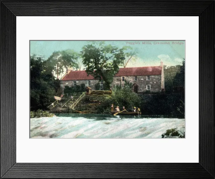 Framed Print : Peggys Mill, Cramond Bridge, Midlothian Framed Print : Peggys Mill, Cramond Bridge, Midlothian