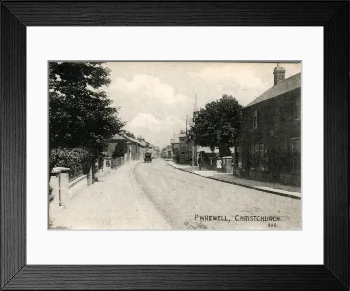 Framed Print : The Village, Purewell, Dorset Framed Print : The Village, Purewell, Dorset