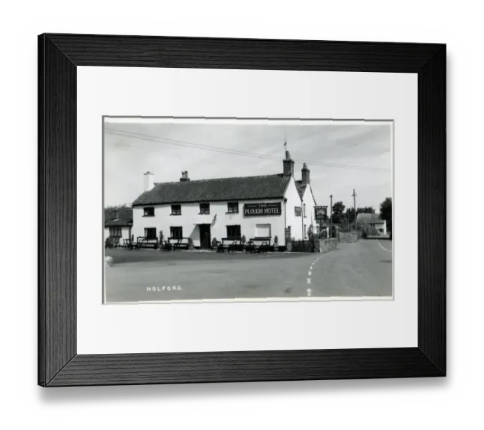 Framed Print : Plough Hotel - Inn, Holford, Somerset Framed Print : Plough Hotel - Inn, Holford, Somerset