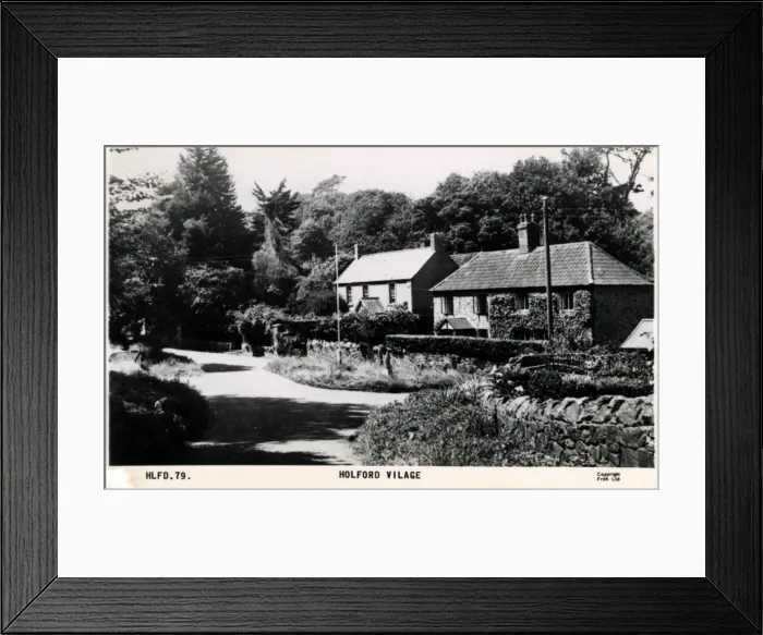 Framed Print : The Village, Holford, Somerset Framed Print : The Village, Holford, Somerset