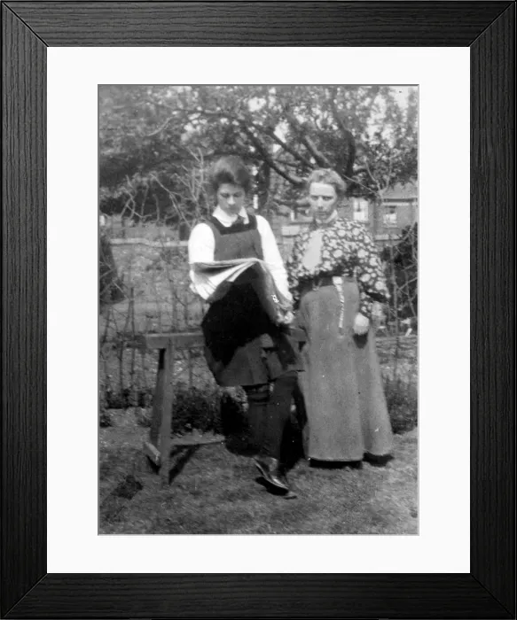 Framed Print : Tutor and student reading Framed Print : Tutor and student reading