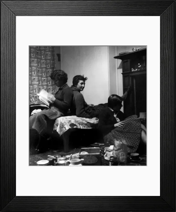 Framed Print : Students studying in digs Framed Print : Students studying in digs