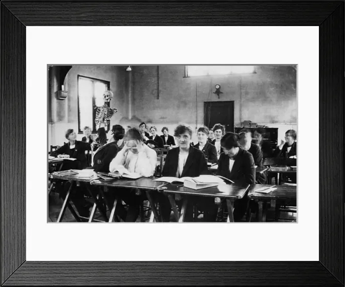 Framed Print : Students in classroom Framed Print : Students in classroom